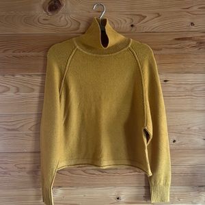 She + Sky Gold Sweater